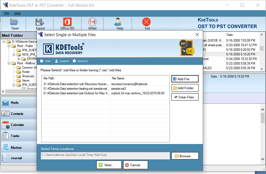 Windows 10 Batch OST to PST Converter full