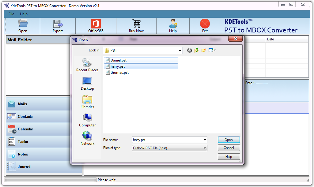 free download mbox to pst converter