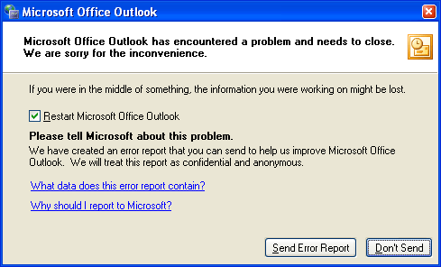 microsoft outlook issues today 2018
